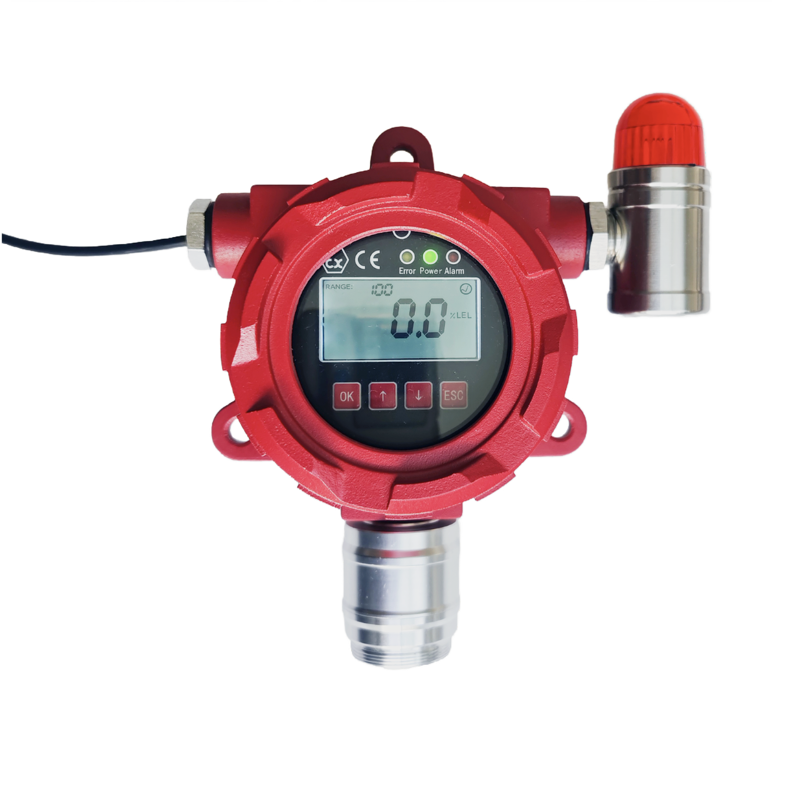 O2 Oxygen Gas Factory Price Fixed Gas Detector Industrial Detector